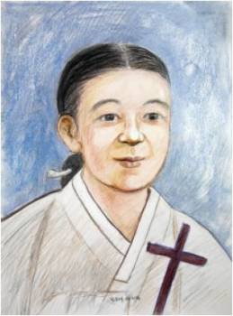 Beata Agatha Han Sin-ae (Sumber: koreanmartyrs.or.kr)