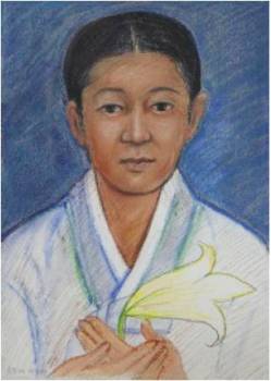 Beata Agatha Yun Jeom-hye (Sumber: koreanmartyrs.or.kr)