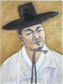Beato Andreas Kim Sa-­geon (Sumber: koreanmartyrs.or.kr)