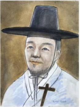 Beato Andreas Pak Sa-­ui (Sumber: koreanmartyrs.or.kr)