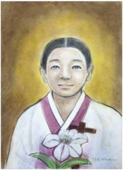 Beata Anastasia Yi Bong-­geum (Sumber: koreanmartyrs.or.kr)